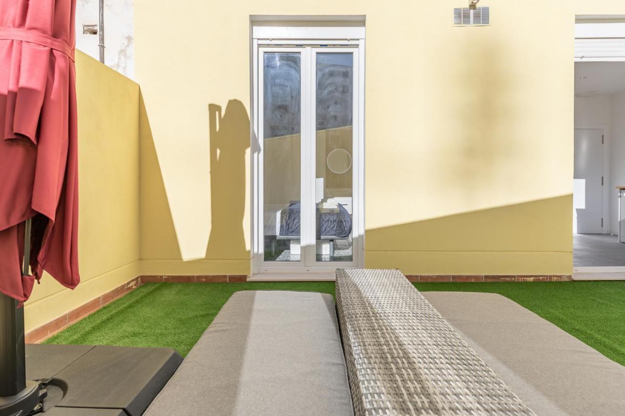 Marvellous Apt With A Large Private Terrace Valencia Exterior photo